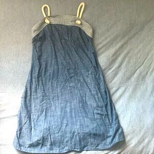 XS Amadi blue denim-colored dress